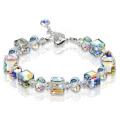 Шанджи OEM Cube Crystal Браслет красочный браслет с бисером Gemstone Kids Girl Bracelet